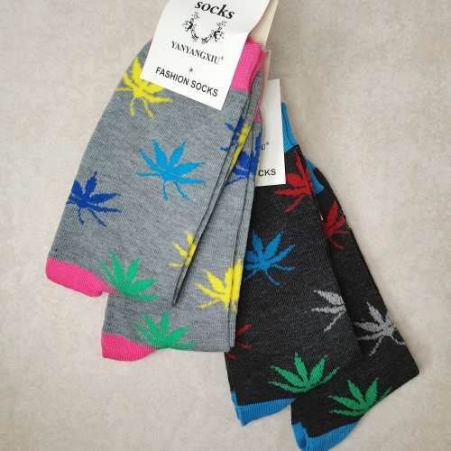 UNISEX MIDCALF SOCKS - 12 PAIRS (ALOE DESIGN SIZE 36-40)