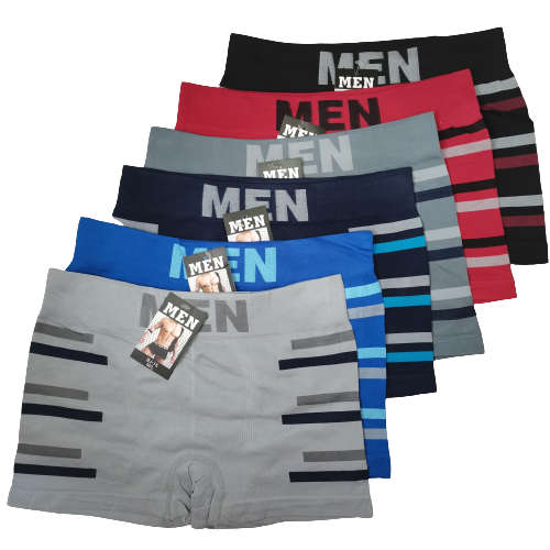 6 PAIRS MENS SEAMLESS TRUNKS (M/L) UNDERWEAR
