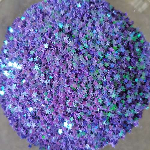 STAR SHAPED NAIL ART 5ml - PURPLE S1