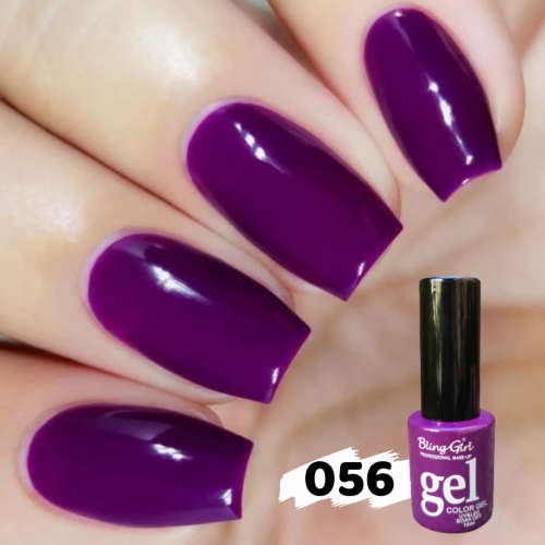 UV Soak Off Gel Color 10ml - GRAPE PURPLE 056