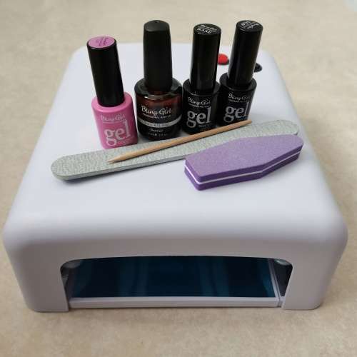STARTER GEL NAIL KIT - WITH 36W UV LAMP