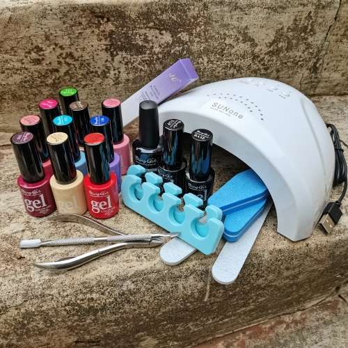 FULLY LOADED GEL NAIL KIT - 48w SUNone UV LED LAMP