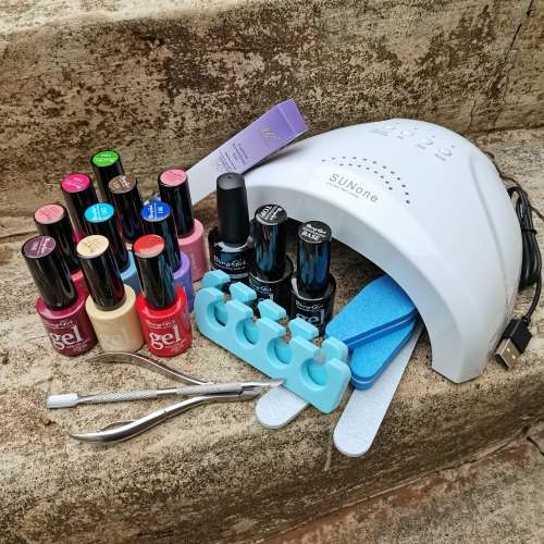 FULLY LOADED GEL NAIL KIT - 48w SUNone UV LED LAMP