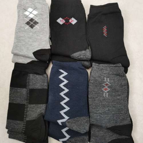 MENS CREW SPORT SOCKS - 12 PAIRS MIXED