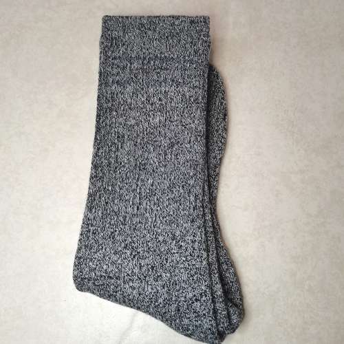 100% COTTON HIKING SOCKS - 1 PAIR CHARCOAL