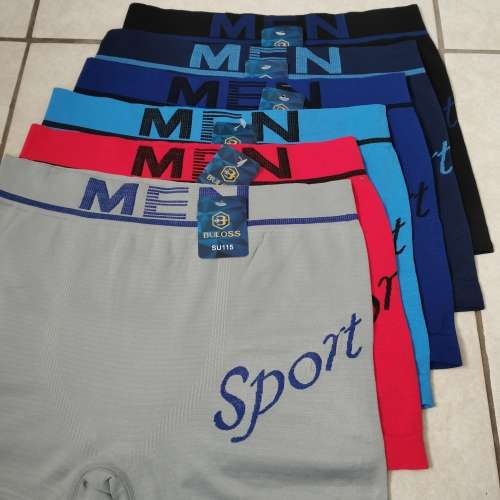 6 PAIRS MENS SEAMLESS TRUNKS UNDERWEAR