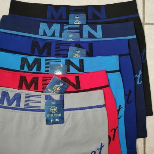 6 PAIRS MENS SEAMLESS TRUNKS UNDERWEAR