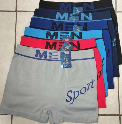 6 PAIRS MENS SEAMLESS TRUNKS UNDERWEAR