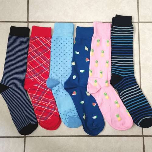 6 PAIRS MENS COTTON MIDCALF SOCKS **AA EXCELLENT QUALITY**