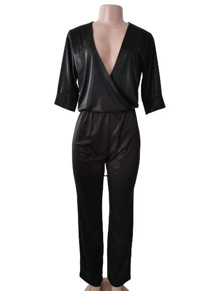 BLACK JUMPSUIT - MEDIUM