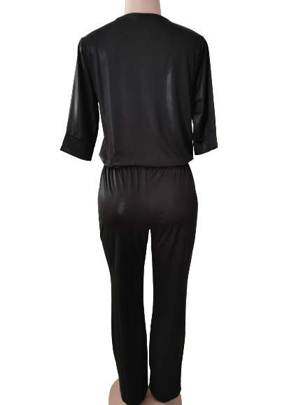 BLACK JUMPSUIT - MEDIUM