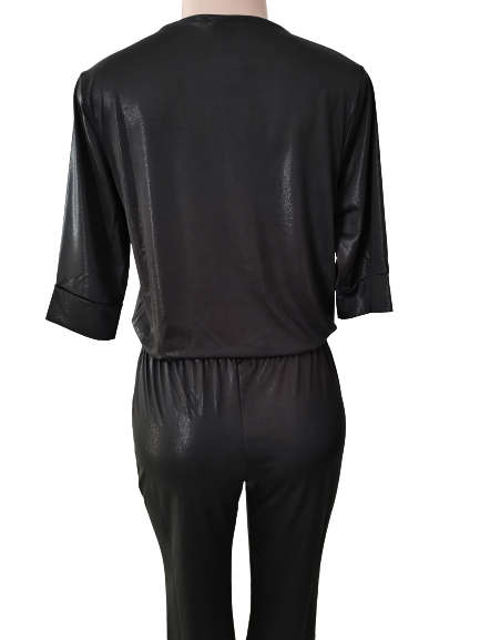 BLACK JUMPSUIT - MEDIUM