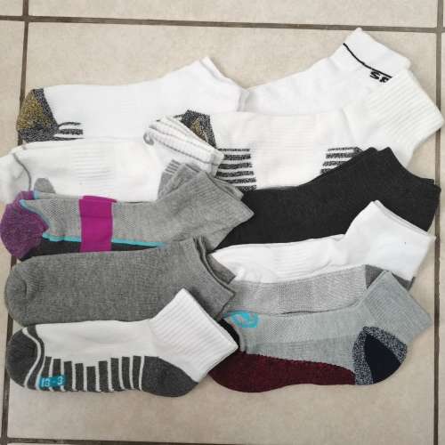 10 PAIRS MENS COTTON CUSHIONED ANKLE SOCKS