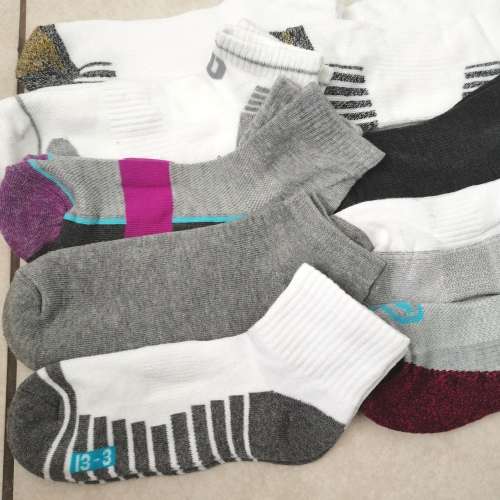 10 PAIRS MENS COTTON CUSHIONED ANKLE SOCKS