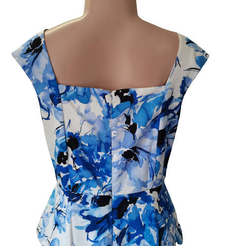 BLUE PRINT DRESS AAA+ QUALITY (10/34)