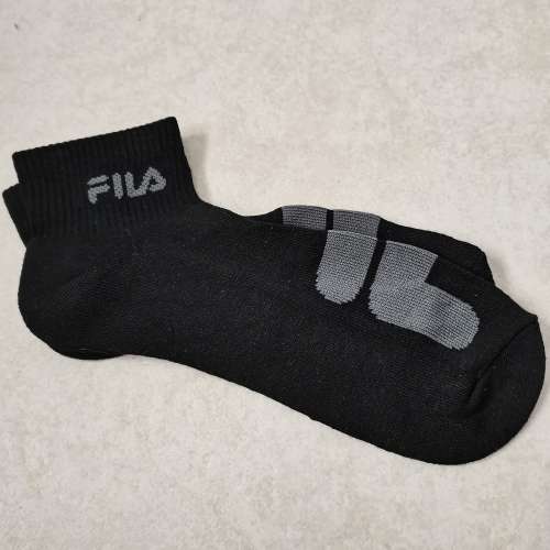 1 PAIR MENS CUSHIONED ANKLE SOCKS - FILA