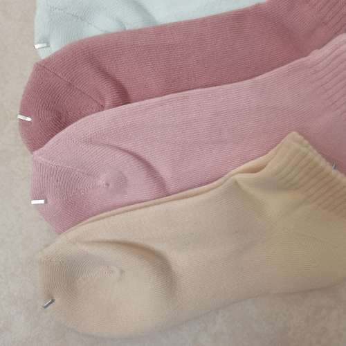 6 PAIRS LADIES COTTON CUSHIONED ANKLE SOCKS
