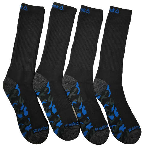 4 PAIRS OF MENS REEBOK CREW SOCKS