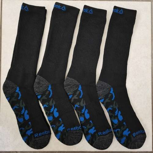 4 PAIRS OF MENS REEBOK CREW SOCKS