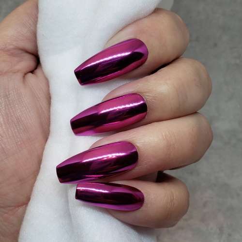 CHROME NAIL POWDER MAGENTA 6