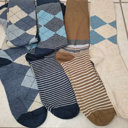 6 PAIRS MENS MIDCALF COTTON SOCKS