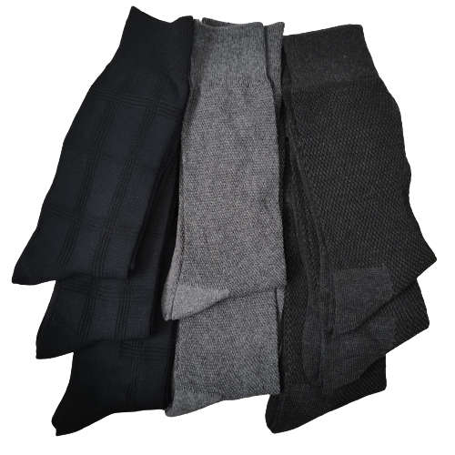 8 PAIRS MENS MIDCALF COTTON DRESS SOCKS ** EXCELLENT QUALITY **