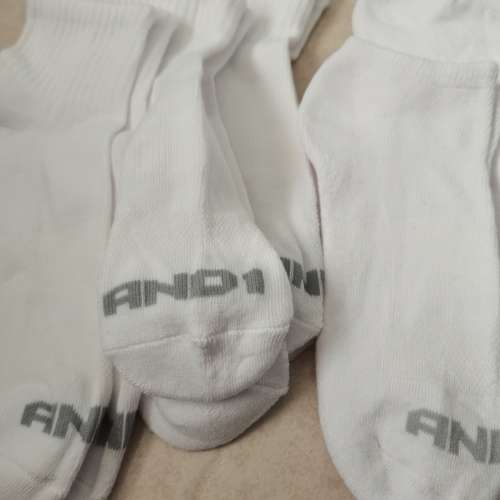 6 PAIRS MENS CUSHIONED ANKLE SOCKS - WHITE