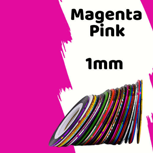 Roll of Nail Striping Tape - MAGENTA PINK 006