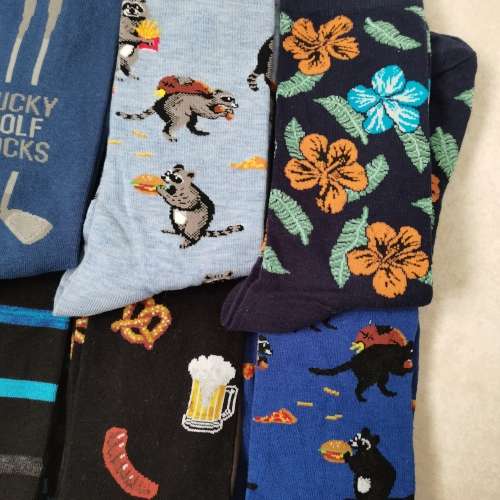 6 PAIRS MENS MIDCALF COTTON SOCKS