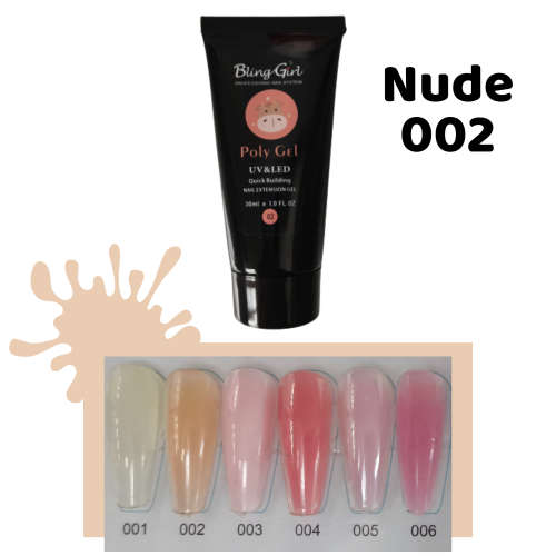 Poly Gel 30ml Nudes Polygel - NUDE 002