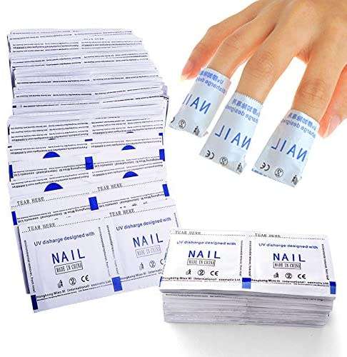 SOAK OFF GEL REMOVAL WRAPS 10PC