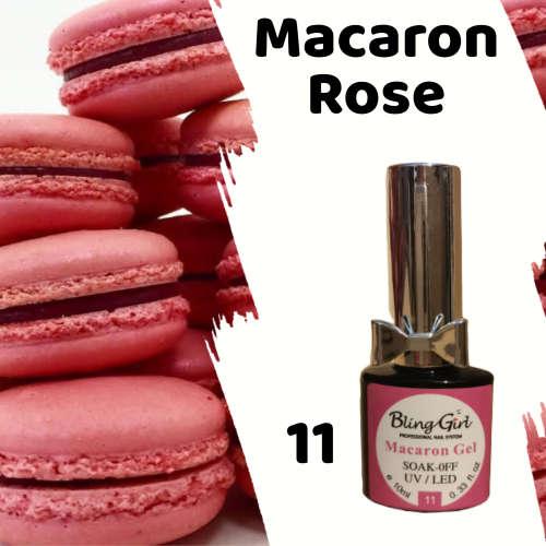 MACARON UV GEL POLISH 10ml - ROSE 11