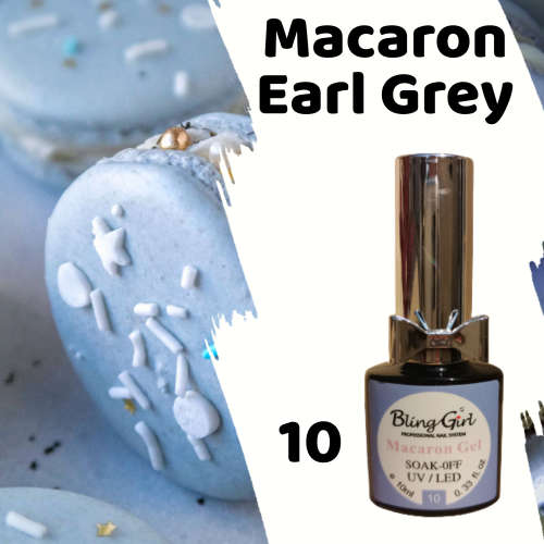 MACARON UV GEL POLISH 10ml - EARL GREY 10