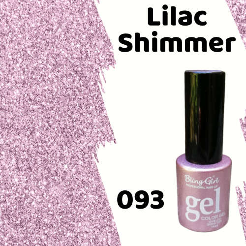 BLING GIRL UV Gel Polish 10ml - LILAC SHIMMER 093