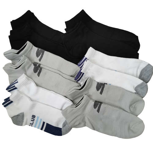 12 PAIRS OF MENS ANKLE SOCKS  *NEW*