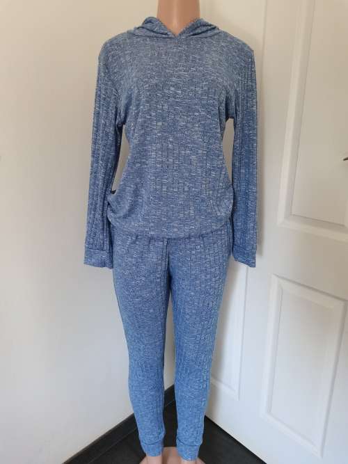 LADIES BLUE HOODIE 2 PIECE (M) BRAND NEW