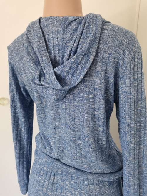 LADIES BLUE HOODIE 2 PIECE (M) BRAND NEW