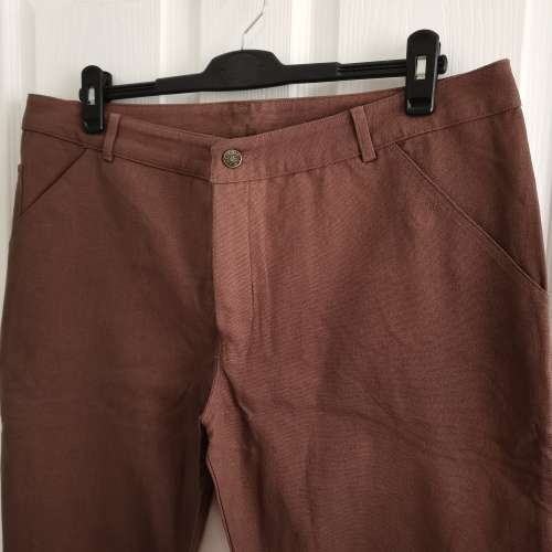 HEMPORIUM Slim Fit Mens Hemp/Cotton Chinos XL (38) Brown