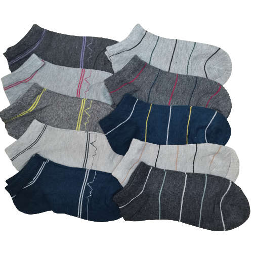 ANKLE SOCKS - 10 PAIRS COTTON RICH SOCKS