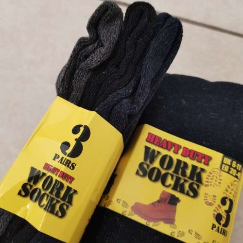 6 Pairs of Heavy Duty Work Socks