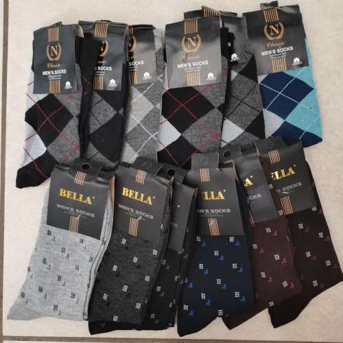 12 PAIRS of Mens Dress Socks