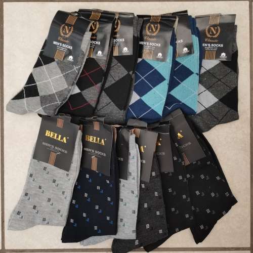 12 PAIRS of Mens Dress Socks