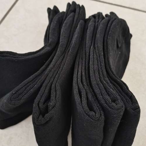 6 Pairs of Thick Black Boot Socks