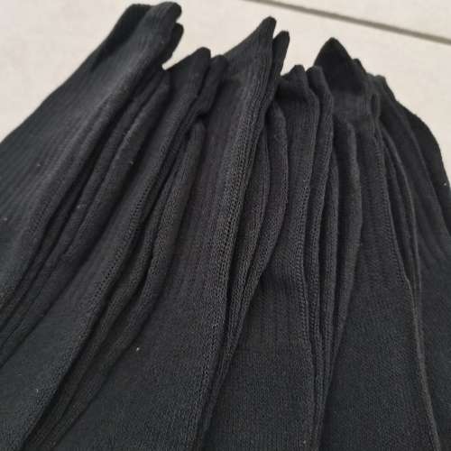 6 Pairs of Thick Black Boot Socks