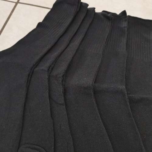 6 Pairs of Thick Black Boot Socks