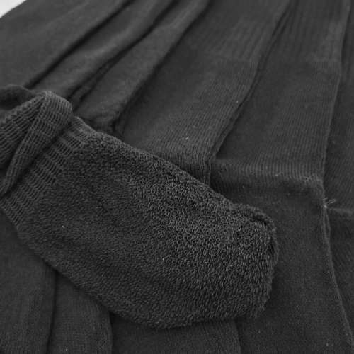 6 Pairs of Thick Black Boot Socks