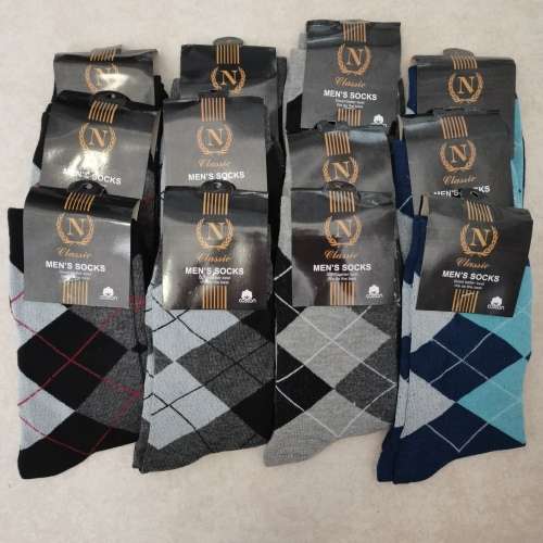 12 PAIRS of Mens Dress Socks