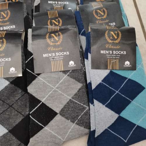 12 PAIRS of Mens Dress Socks