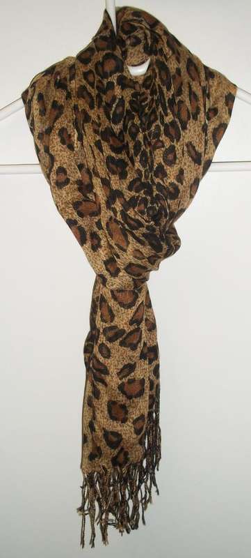 Leopard Print Scarf