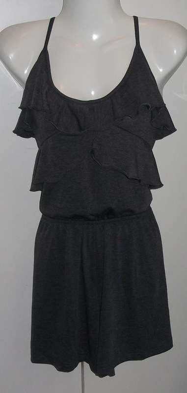** CLEARANCE SALE **  Short Grey Jumpsuit - Size Small